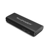 Portable Charger RAVPower 10400mAh External Battery Pack Power Bank with iSmart Technology for Phones Tablets and more 35A Output Dual USB-Black