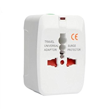 Travel Adapter, Worldwide All in One Universal AC Plug Adapter Power Converter International Wall Charger for US EU UK