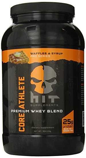 HIT Supplements Core Athlete - Syrup and Waffles Best Tasting Whey Protein Blend, 904.29 Gram