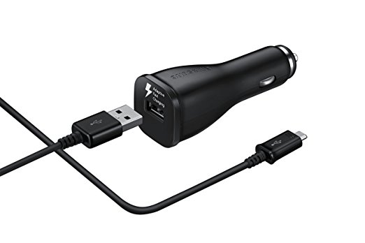 Samsung Fast Charging Micro USB Car Charger - Black