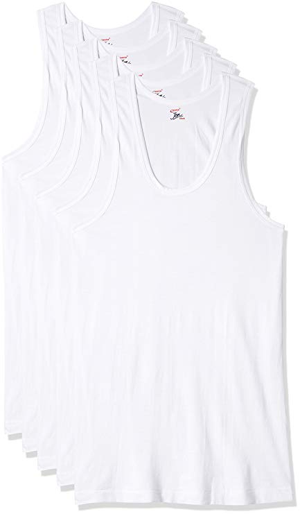 Rupa Jon Men's Cotton Vest (Pack of 5)