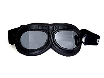 CRG Sports Vintage Aviator Pilot Style Motorcycle Cruiser Scooter Goggle T08 T08BCB - Parent