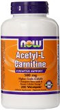NOW Foods Acetyl L-Carnitine 500mg 200 Vcaps