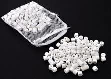 Biological Ceramic Rings - 500 grams/17.63 onces in Nylon Media Bag