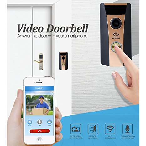 Video Doorbell Camera Wifi Doorbell Video Door Phone for Home Security