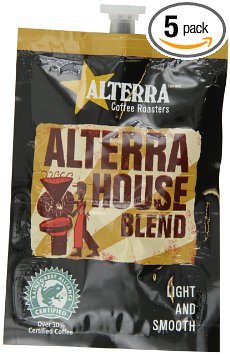 FLAVIA ALTERRA Coffee, House Blend, 20-Count Fresh Packs (Pack of 5)