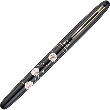 Kuretake Fountain Pen (Writing Brush) painted Cherry Blossoms (made in Japan)