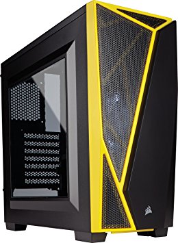 Corsair Carbide SPEC-04 Mid-Tower Gaming Case - Black and Yellow - CC-9011108-WW