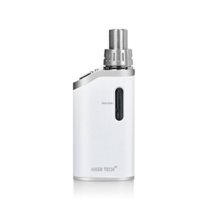 Electronic Cigarette Mod Kit, Vape 40W with Top Refill Vaporiser Tank | Adjustable Voltage Temperature Control Micro Interface E-cigarette | NO E Liquid | No Nicotine (White)