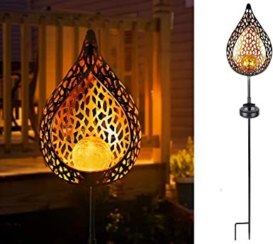 Invura Solar Lights Outdoor Decorative, Garden Decor for Lawn, Yard, Patio, Waterproof and Fast-Charging Panel