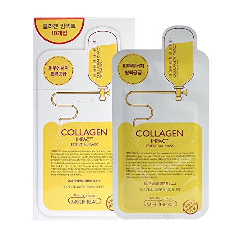 Mediheal Collagen Impact Essential Mask 10 Sheets Korean Skin Care Cosmetics