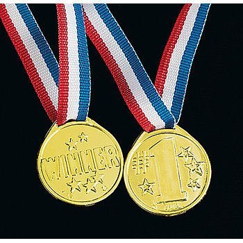 Winner award medals - 72 pc bulk wholesale lot