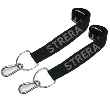 STRERA Tree Swing Hanging Strap Kit (Set of 2) 2000  lbs, Durable Non-Stretch 50-Inch Straps, Heavy-Duty Stainless Steel Hooks. Adjustable and Easy Installation. UV & Water Resistant. Tree friendly.
