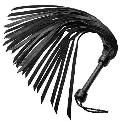 HB Leather Premium Soft Leather Flogger Whip