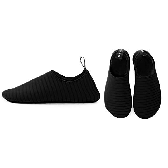 Deluxe Water Shoes for Men & Women-Breathable Neoprene Barefoot Aqua Socks-Ideal for Swimming Pool, Yoga, Beach, Gym Training, Snorkeling, Scuba Diving, Surfing & Other Activities