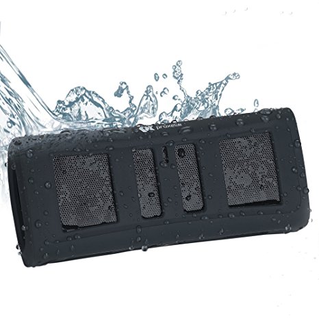 Proxelle Mini Waterproof Bluetooth Stereo Speakers, Black