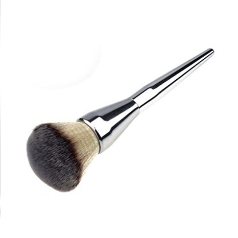 Face Makeup Blush Powder Silver color Handle Cosmetic Large Make Up Brushes