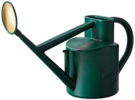 Haws Plastic Outdoor Watering Can, 1.6-Gallon/6-Liter, Green