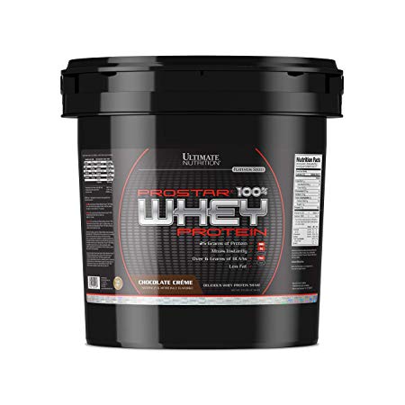 Ultimate Nutrition Prostar 100% Whey Protein Powder - 25 Grams of Protein - Low Carb, Keto Friendly, Gourmet Flavors, Chocolate Crème, 10 Pounds