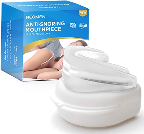 Neomen Snore Stopper Mouthpiece - Anti Snoring Solution, Sleep Aid Custom Night Mouth Guard