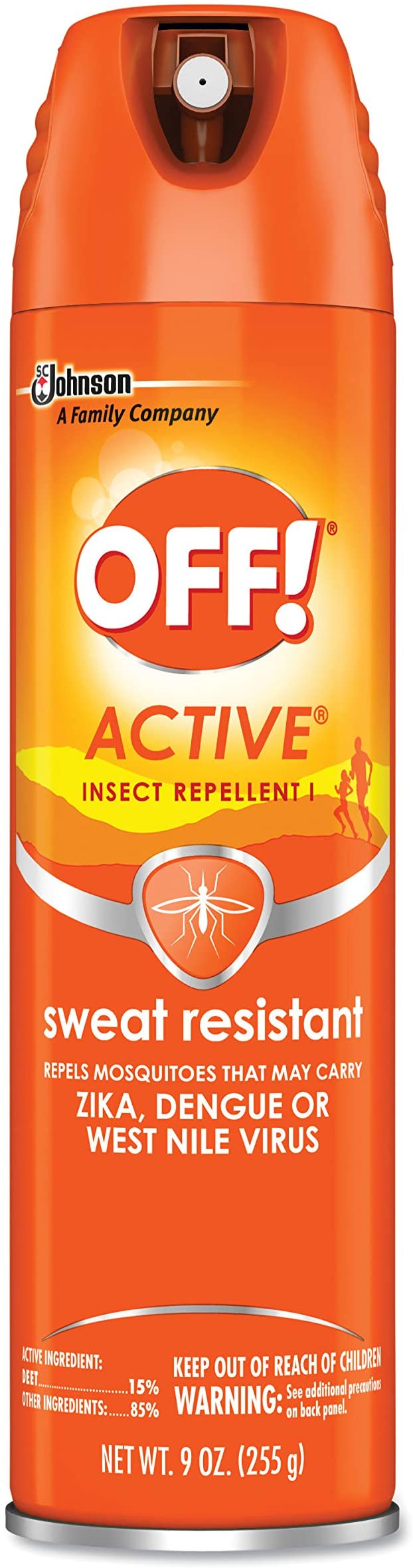 Off! Active Insect Repellent, Sweat Resistant 6 oz (Pack of 12)