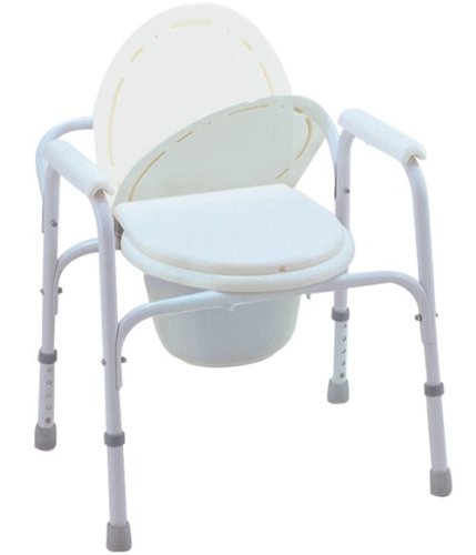 MedMobile® Bedside Commode/Toilet Seat/Safety Rails - All in One Commode