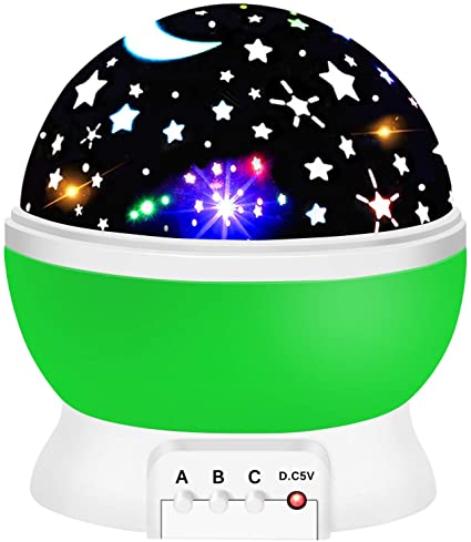 ATOPDREAM Amusing Moon Star Projector Light for Kids - Festival Gifts