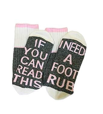 Multitrust Pure Cotton If You Can Read This Bring Me A Glass Of Wine Tube Socks 1 Pair