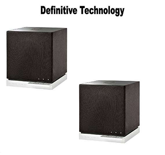 Definitive Technology (1 Pair) W7 Wireless Speaker (Black) Bundle