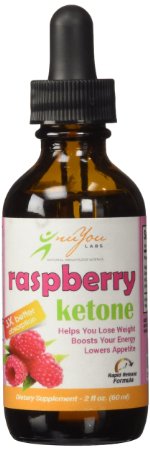 nuYou Labs Raspberry Ketone Drops with Rapid Release Fat-Burning Raspbery Ultra Drops Formula - Pure 100 Natural Raspberry Ketones - Gluten Free - 2 oz Bottle
