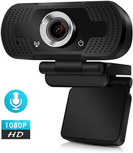Computer Video Webcam, Auto Focus 1080P Full HD Webcam Streaming Computer Web Camera -USB Computer Camera for PC Laptop Desktop Video Calling,Conferencing