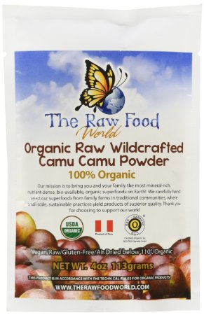 Certified Organic Raw Wildcrafted Camu Camu Powder 4oz