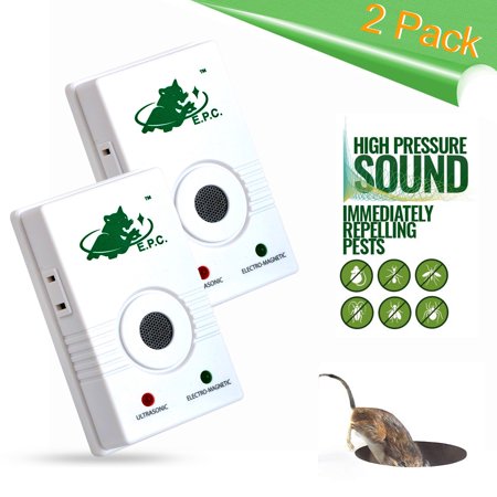 4-in-1 Pest Repeller - Electromagnetic, Ultrasonic & Ionic Pest Control