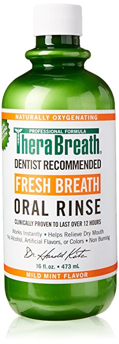 TheraBreath Oral Rinse, Fresh Breath, Mild Flavor 16 fl oz (473 ml)