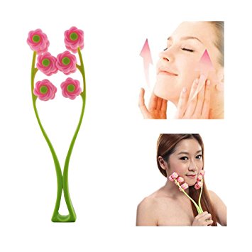 Zinnor Facial Massager Thin Face-lift Elastic Facial Roller Massage Cogit Cellulose Roller for Face Up