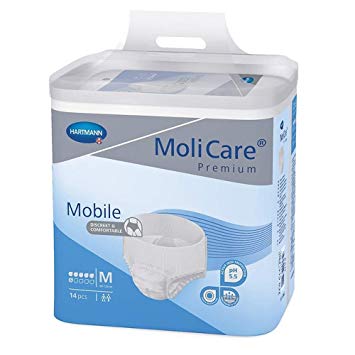 MoliCare Mobile Underwear, Extra, Medium, Pack/14