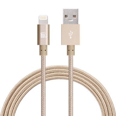 LAX Apple Certified 1 Year Warranty iPhone Lightning Cable 10 FT Long for iPhone 5 5S 6 6s 6S iPad Air iPad mini Gold