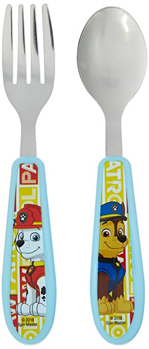 Nickelodeon Boys Paw Patrol Fork & Spoon Set