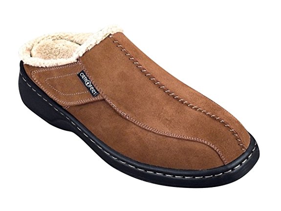 Orthofeet Asheville Comfort Arch Support Diabetic Mens Orthopedic Slippers