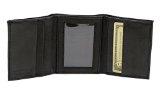 Ashlin Slim Mens Wallet - Genuine Leather Trifold Wallet with 6 Credit Card Pockets ID Window and Lined Double Billfold 5704