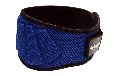 Fire Team Fit Weightlifting Belt Crossfit Olympic Lifting for Men and Women 6 Inch Back Support for Lifting
