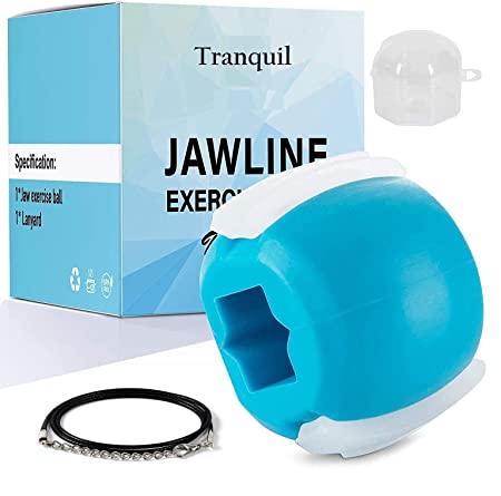 Tranquil Jaw Exerciser Jawline Face Neck Facial Toner Exercise (Beginner, 30 lbs resistance)