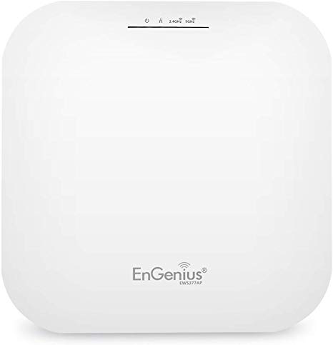 EnGenius Neutron EWS377AP Wi-Fi 6 (802.11ax) 4x4 Managed Indoor Wireless Access Point Features OFDMA, MU-MIMO, and consumes Less Power with Maximum speeds to 3.5 Gbps (Power Adapter NOT Included)