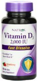 Natrol Vitamin D3 2000iu Mini Tabs Strawberry 90 Count
