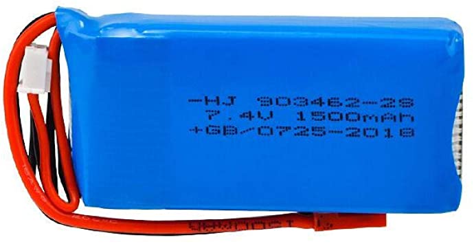 Grehod 7.4V 1500mah Lipo battery for WLtoys 144001 V913 L959 L969 L979 L202 L212 A959 12428 HJ816 HJ817 RC cars model 903462-2S Battery JST