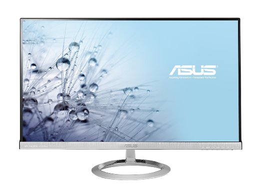 Asus MX279H 27 inch Widescreen AH-IPS Multimedia Monitor (1920 x 1080, 5 ms, 2x HDMI, VGA, 178 Degree Wide-View Angle, Asus SonicMaster Technology)