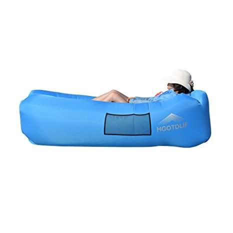 Portable Inflatable Sofa Chair,Air Lounger Sofa Sleeping bag,Ideal for Lounging,Camping,Beach,Fishing,Kids,Parties.