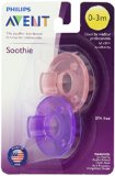 Philips Avent Soothie Pacifier PinkPurple 0-3 Months 2 Count