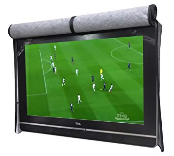 A1Cover Outdoor 46"-48" TV Set Cover ,Scratch Resistant Liner Protect LED Screen Best-Compatible with Standard Mounts and Stands (Black)