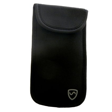 SYB Neoprene Clip-on Phone Pouch to Shield Cell Phone Radiation - Large (for phones up to 6.25"x3.25")